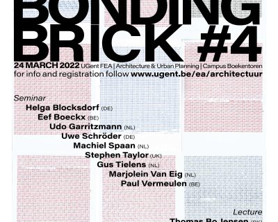 Spreker Seminar Bonding Brick #04