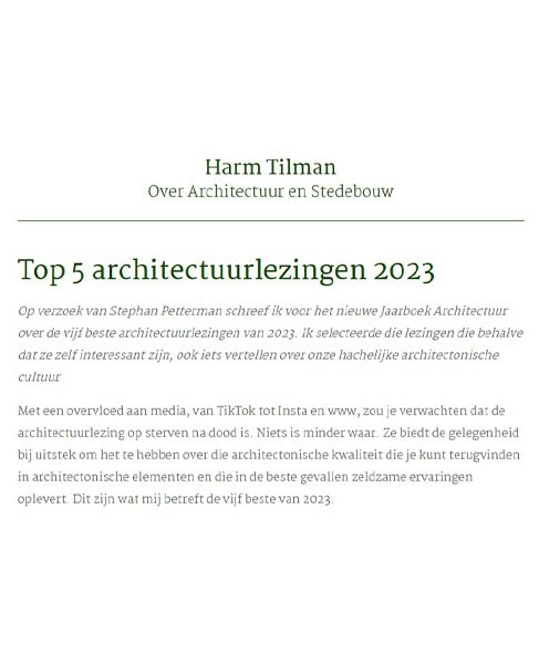 Top 5 lezingen