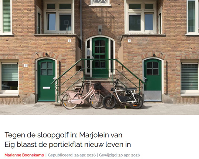 Akbarstraat: “Tegen de sloopgolf in”