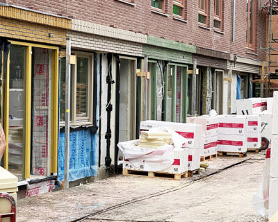 Rozenprieel uit de steigers